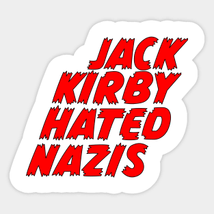 What The King Hated (Red Lettering) Sticker